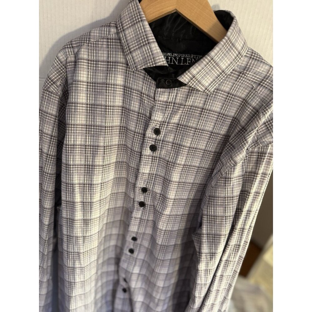 John Lennon Yoko Ono 2009 Men’s L Flip Cuff Dress Shirt Long Sleeve